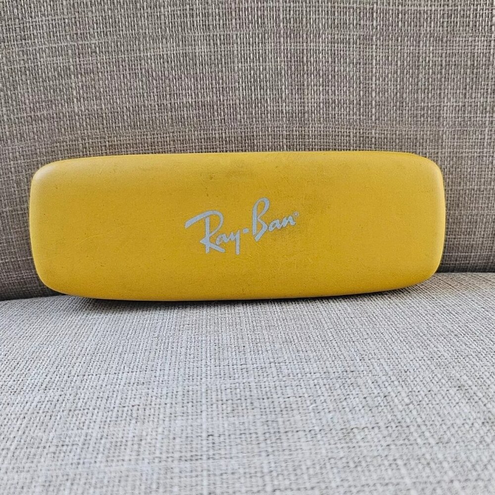 Ray-Ban Yellow Case for Glasses Hard Case Eyeglasses Case Only